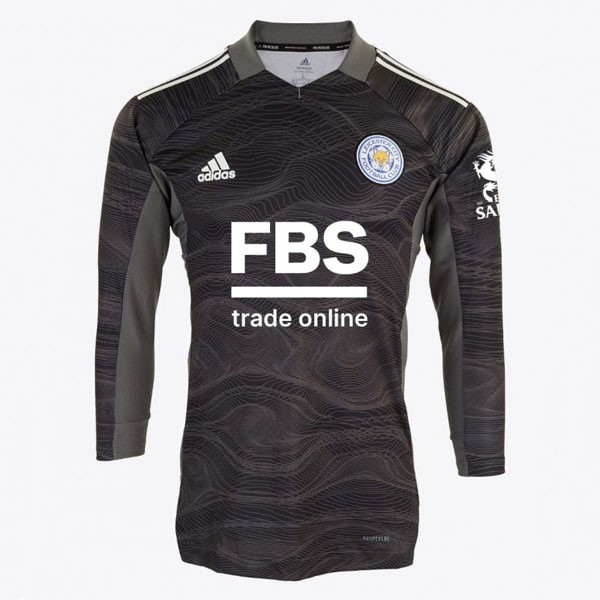 Thailand Trikot Leicester City Torwart ML 2021-2022 Schwarz Günstige Fußballtrikots